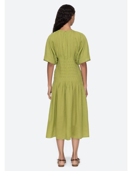 VIOLET MIDI DRESS GREEN