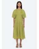 VIOLET MIDI DRESS GREEN