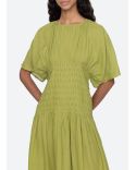 VIOLET MIDI DRESS GREEN