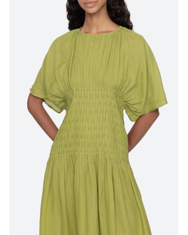 ROBE VIOLET MIDI VERT