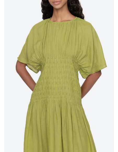 VIOLET MIDI DRESS GREEN