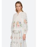 SERAFINA EMBROIDERY LONG SLEEVES BLOUSE CREAM