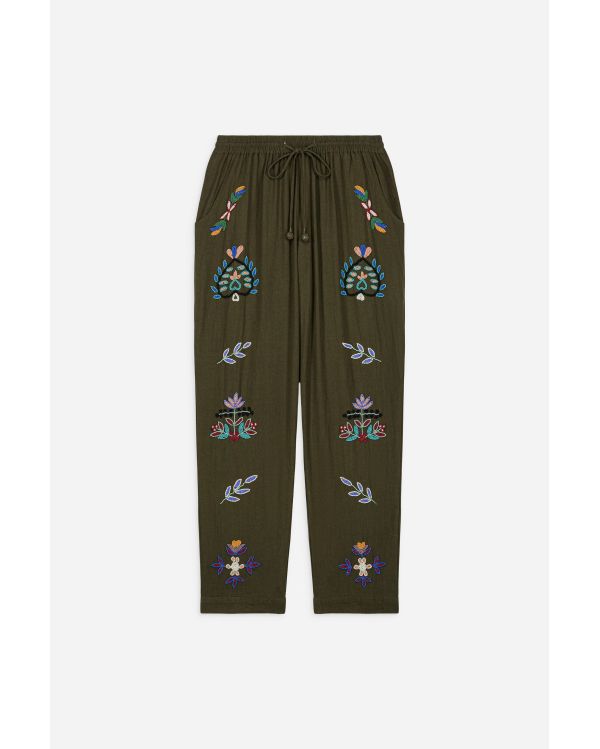 PANTALON NEON KAKI