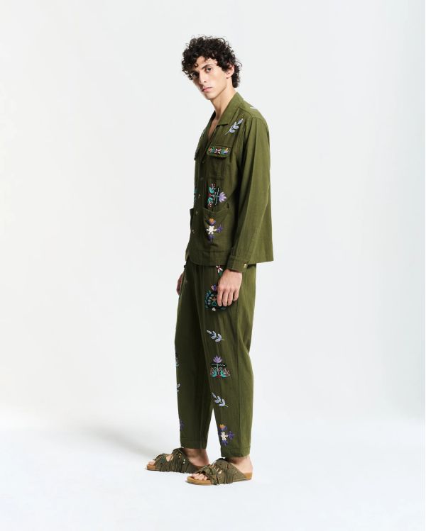 PANTALON NEON KAKI