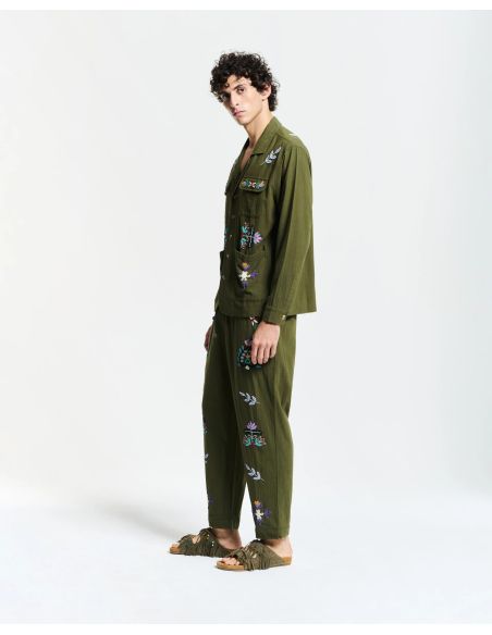 PANTALON NEON KAKI