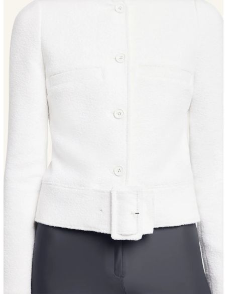 VESTE HÉRITAGE EN TWEED AVEC BOUCLE BLANC HÉRITAGE