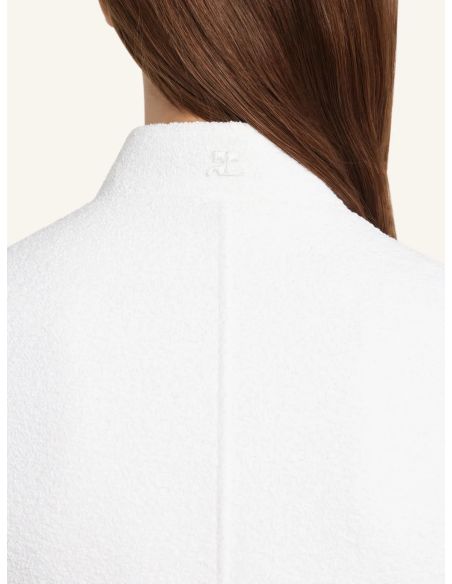 VESTE HÉRITAGE EN TWEED AVEC BOUCLE BLANC HÉRITAGE