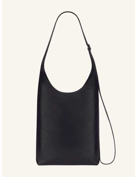 GRAND TOTE BAG EN CUIR MELT NOIR