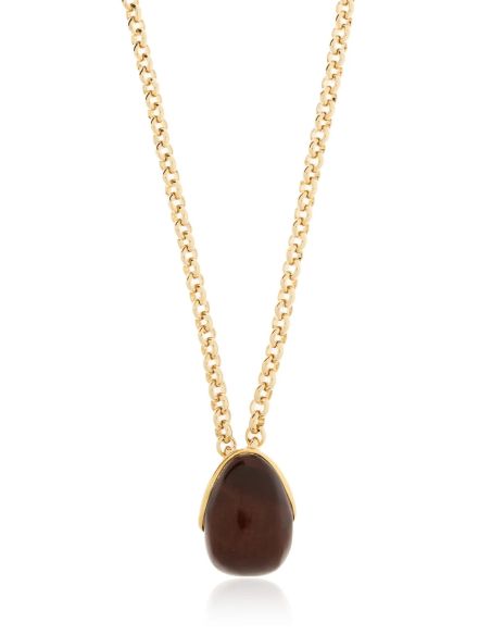 LE PENDANT RAISIN OR / MARRON