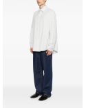 LA CHEMISE LETRO JACQUARD BLANC / BLEU
