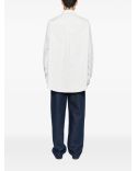 THE LETRO JACQUARD SHIRT WHITE / BLUE