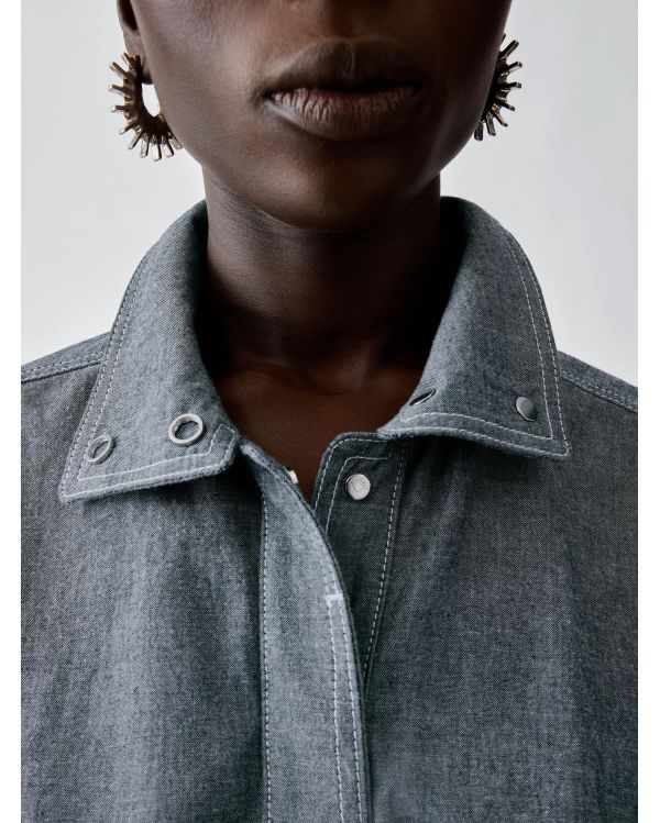 THE DE-NÎMES CABANA JACKET GREY