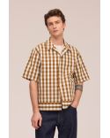 REED SHORT-SLEEVED SHIRT BROWN