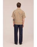 REED SHORT-SLEEVED SHIRT BROWN