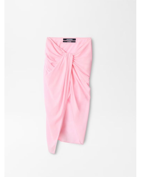 LA JUPE PARÉO ROSE CLAIR