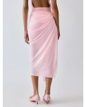 LA JUPE PARÉO ROSE CLAIR