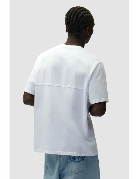 CIRCLE LOGO CUT TSHIRT WHITE