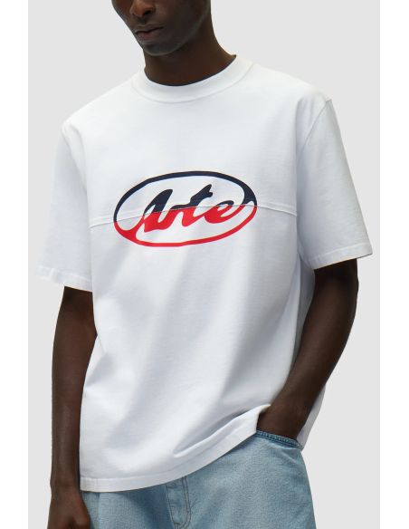 CIRCLE LOGO CUT TSHIRT WHITE