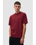 FADED BACK PRINT TSHIRT BORDEAUX