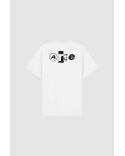 TSHIRT COLLAGE DOS BLANC