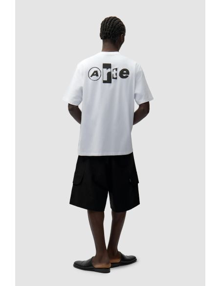 TSHIRT COLLAGE DOS BLANC