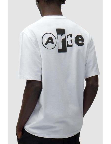 TSHIRT COLLAGE DOS BLANC