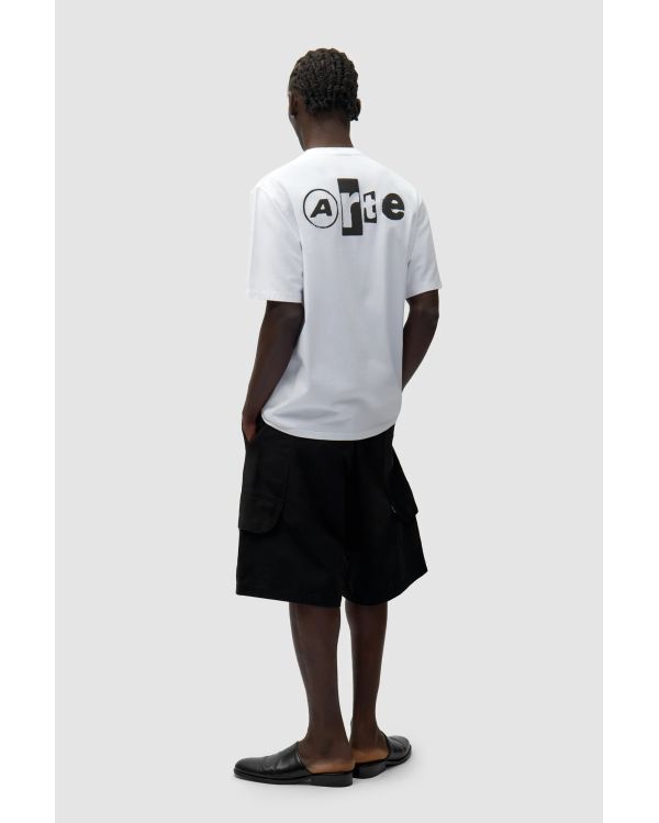 TSHIRT COLLAGE DOS BLANC