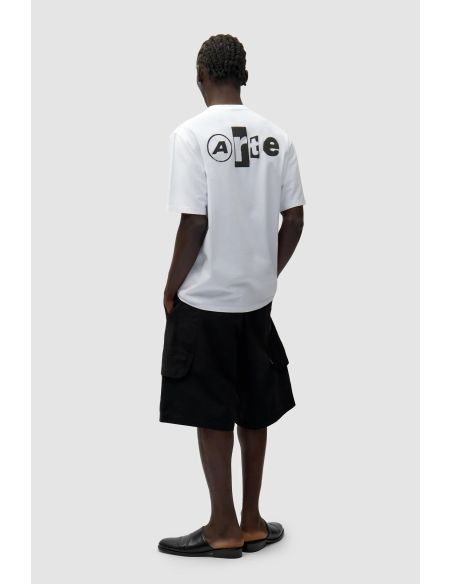 TSHIRT COLLAGE DOS BLANC