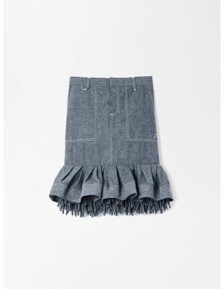 LA JUPE CABANA DE-NÎMES GRIS