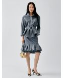THE DE-NÎMES CABANA SKIRT GREY