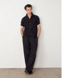 EREN SLEEVELESS SHIRT NAVY INK