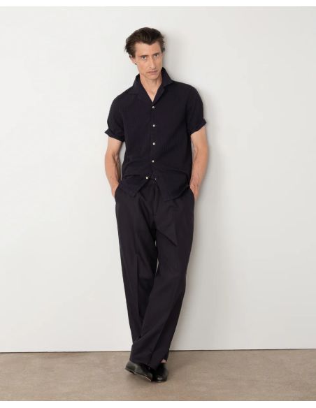 EREN SLEEVELESS SHIRT NAVY INK