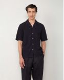 CHEMISE EREN SANS MANCHES ENCRE BLEU MARINE
