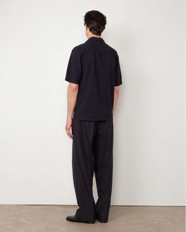CHEMISE EREN SANS MANCHES ENCRE BLEU MARINE