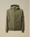 C.P. SHELL-R HOODED LENS JACKET LAUREL WREATH / GREEN