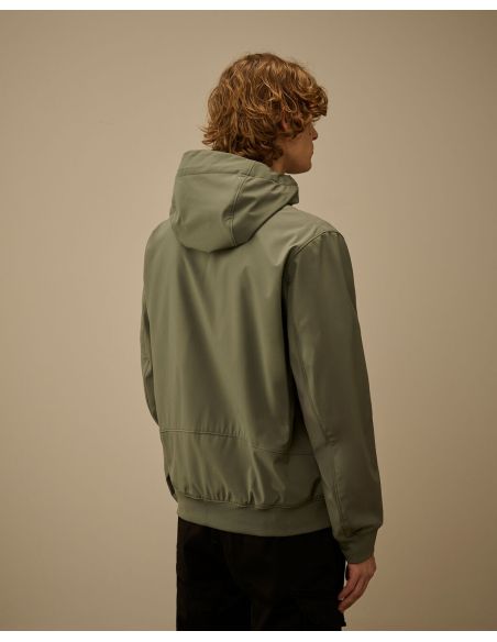 VESTE À CAPUCHE C.P. SHELL-R LENS LAUREL WREATH / VERT