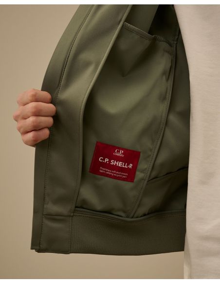 VESTE À CAPUCHE C.P. SHELL-R LENS LAUREL WREATH / VERT