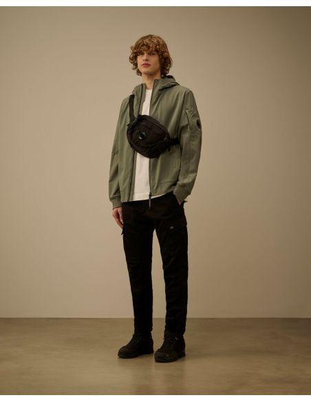 C.P. SHELL-R HOODED LENS JACKET LAUREL WREATH / GREEN