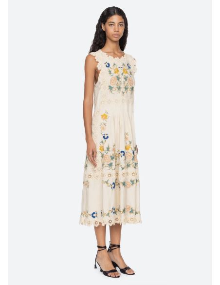 ROBE MIDI ADONNA CRÈME