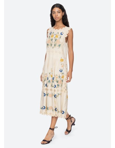 ROBE MIDI ADONNA CRÈME