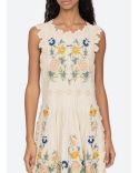 ROBE MIDI ADONNA CRÈME