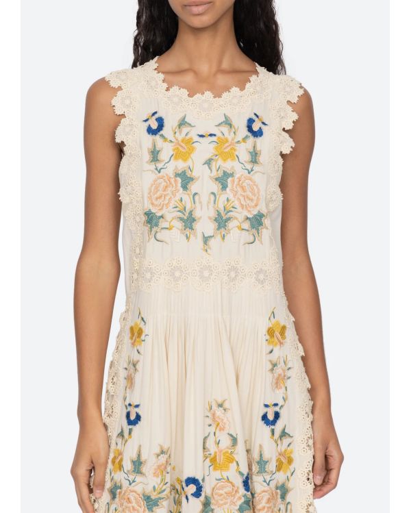 ADONNA MIDI DRESS CREAM