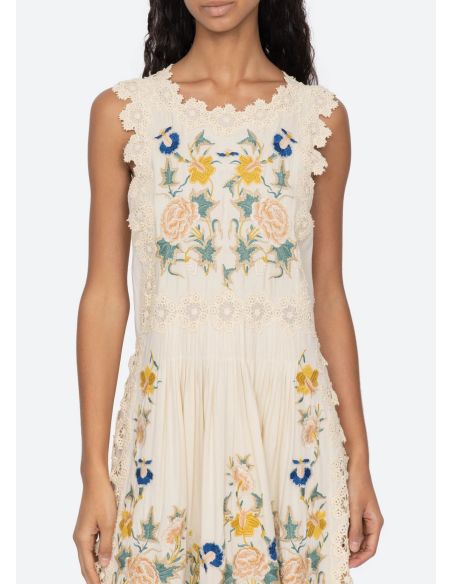 ADONNA MIDI DRESS CREAM