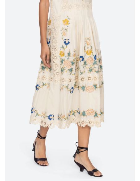 ADONNA MIDI DRESS CREAM