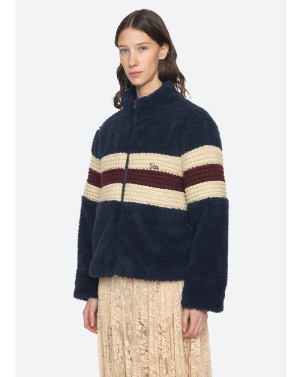 VESTE POLAIRE GEORGIE BLEU MARINE 2