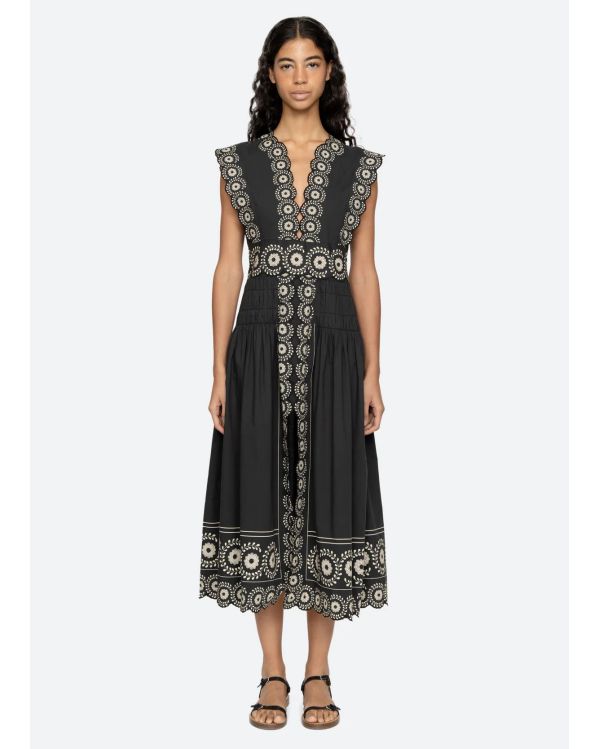 ROBE MIDI MIRABEL NOIR