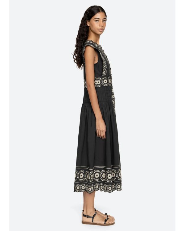 ROBE MIDI MIRABEL NOIR