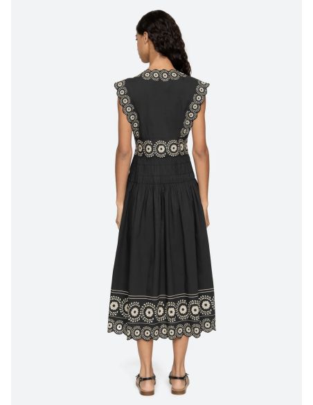 ROBE MIDI MIRABEL NOIR