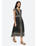 ROBE MIDI MIRABEL NOIR