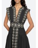 MIRABEL MIDI DRESS BLACK